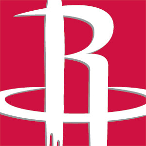 NBA Houston Rockets Large Logo Apple Pencil (2nd Gen 2019) Skin